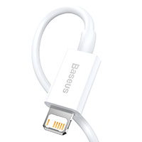 Baseus Superior Lightning - USB-A Kabel 2,4A - 1m (Hvid)