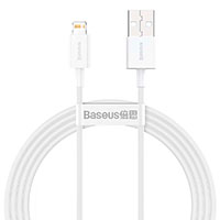 Baseus Superior Lightning - USB-A Kabel 2,4A - 1,5m (Hvid)