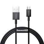 Baseus Superior microUSB - USB-A Kabel 2A - 1m (Sort)