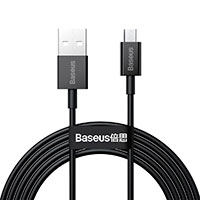 Baseus Superior microUSB - USB-A Kabel 2A - 2m (Sort)