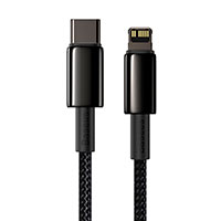 Baseus Tungsten USB-C - Lightning Kabel 20W - 2m (Sort)