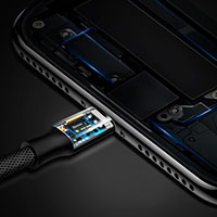 Baseus Yiven Lightning - USB-A Kabel 2A - 1,2m (Sort)