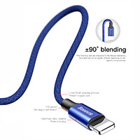 Baseus Yiven Lightning - USB-A Kabel 2A - 1,8m (Navy bl)