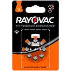 Batterier Høreapparat str. 13 (PR48) Rayovac - 8-Pack