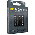 Genopladelige AAA batterier (800mAh) GP ReCyko Pro - 4-Pack