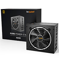 Be Quiet PURE POWER 12 M ATX Strmforsyning 80+ Gold (650W)