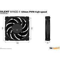 Be Quiet Silent Wings 4 PWM High-Speed Blser (120mm)