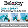 Beldray 2-i-1 Vinduesvasker m/Spray (200ml)