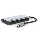 Belkin Connect 4-i-1 Multiport USB-C Dock 100W (USB-A/USB-C/HDMI)
