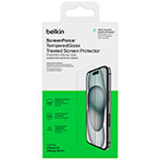 Belkin Screenforce Tempereret Skrmbeskyttelse t/iPhone 15 Plus/14 Pro Max (Antibakteriel)