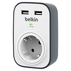 Belkin SurgeCube Stikkontakt Surge Protection+USB (1 udtag)
