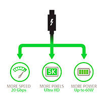 Belkin Thunderbolt 3 Kabel 100W - 2m (USB-C/USB-C)