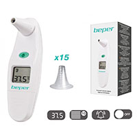 Beper 40102 Digital Øre Termometer Infrarød (32-43 grader)