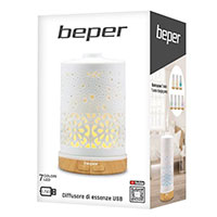 Beper 70404 Olie Diffuser USB (100ml) Hvid