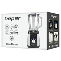 Beper BP602 Blender 1,5 liter (600W) Rustfri stl