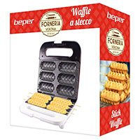 Beper P101CUD100 Vaffeljern t/stick waffles (850W) Rd