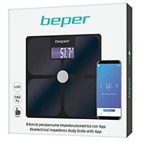 Beper P303BIP050 Elektronisk Badevgt m/LCD Display - Sort