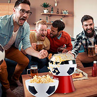 Beper Popcornmaskine m/Fodbolddesign 1200W (Varmluft)