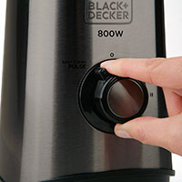 Black+Decker Blender (800W) Brstet Stl