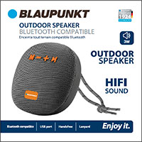 Blaupunkt BLP 3120 Bluetooth/FM højttaler (3W) Grå