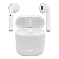 Bluetooth Earbuds (m/opladningsetui) Hvid - Essentials