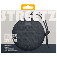 Bluetooth højttaler m/hank (Vandtæt) Sort - Streetz