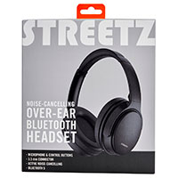 Bluetooth Hovedtelefon (Noise Cancelling) Streetz HL-BT404