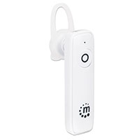 Bluetooth In-ear headset (10 timer) Hvid - Manhattan