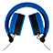 Bluetooth On-Ear høretelefon (m/mikrofon) Blå - Streetz