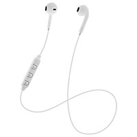 Bluetooth Semi In-Ear Headset (3 timer) Hvid - Streetz