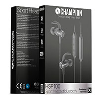Bluetooth Sport Headset (m/ørekrog) Champion HSP100