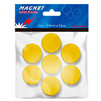 Bngers Magneter Gul (20mm) 8-pack