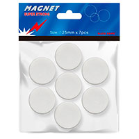 Bngers Magneter Hvid (25mm) 7-pack