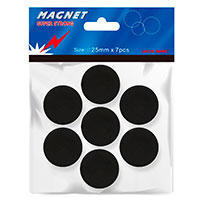 Bngers Magneter Sort (25mm) 7-pack