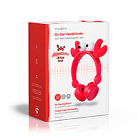 Børnehovedtelefon - Chrissy Crab (Rød) Nedis Animaticks