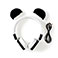 Børnehovedtelefon - Patty Panda (Hvid) Nedis Animaticks