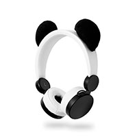 Børnehovedtelefon - Patty Panda (Hvid) Nedis Animaticks
