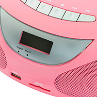 Boombox 4W (CD/FM/USB/MP3) Pink - Champion