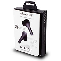Boompods Bassline TWS Earbuds (4,5 timer) Sort