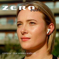 Boompods Zero Buds Earbuds (5 timer) Hvid