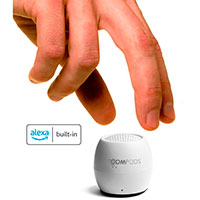 Boompods Zero Talk Alexa Mini Bluetooth Højttaler - Hvid