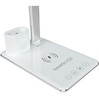 Bordlampe m/Qi 10W (Smartphone/Apple Watch/Airpod) Teratec