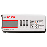 Bosch 2608551102 Slagtoppest 1-2tm - 3 dele (17/19/21)