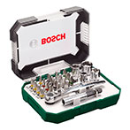 Bosch Bits/Topnøglesæt (26 dele)