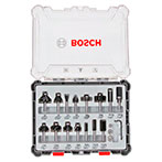 Bosch Fræsejernssæt (6mm skaft) 15 dele