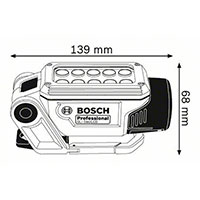 Bosch GLI Deci LED Arbejdslampe u/Batteri (12V)