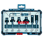 Bosch Overfræsersæt (8mm skaft) 6 dele