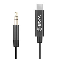 Boya BY-K2 Mikrofon adapter (USB-C Han/3,5mm Han)
