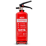 Brandslukker 2kg - 13A (pulverslukker) Rød - Nexa