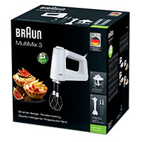 Braun MultiMix 3 Hndmikser m/tilbehr (500W) HM 3135